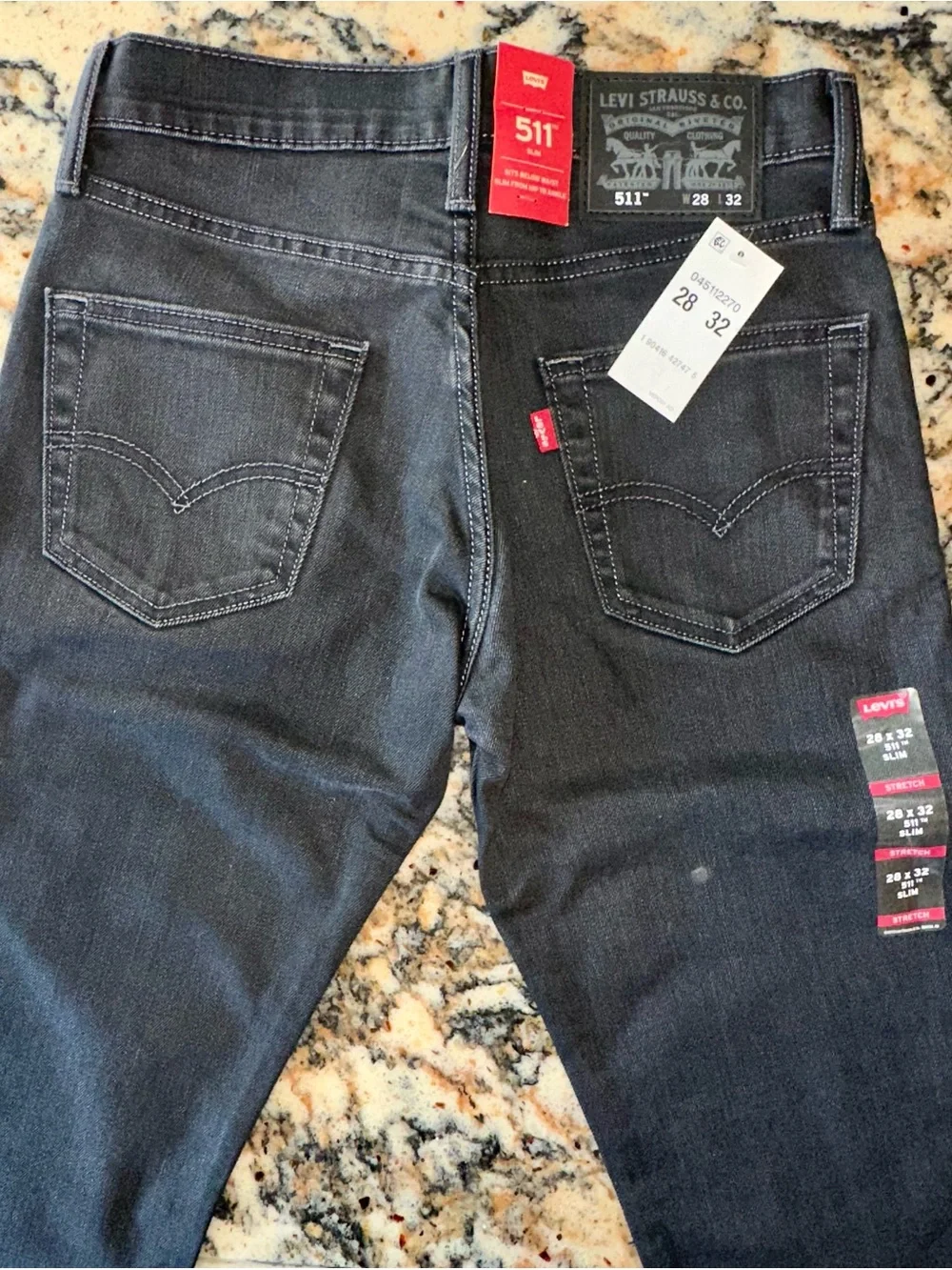 Levis charcoal black